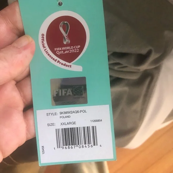 NWT Men’s FIFA World Cup 2022 in Qatar Jersey XXL Poland - Picture 9 of 11